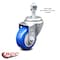 Service Caster 3 Inch Blue Polyurethane Wheel Swivel 12mm Threaded Stem Caster SCC SCC-TS20S314-PPUB-BLUE-M1215 - alternate 4